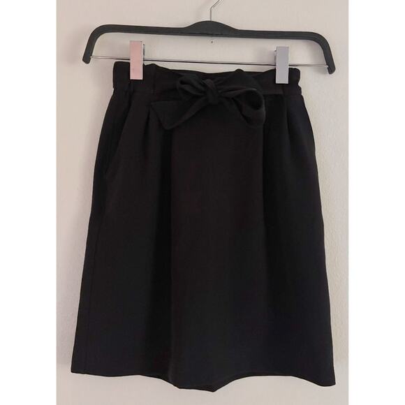 Lululemon Black Waist Tie Belt Skirt - Picture 1 of 6